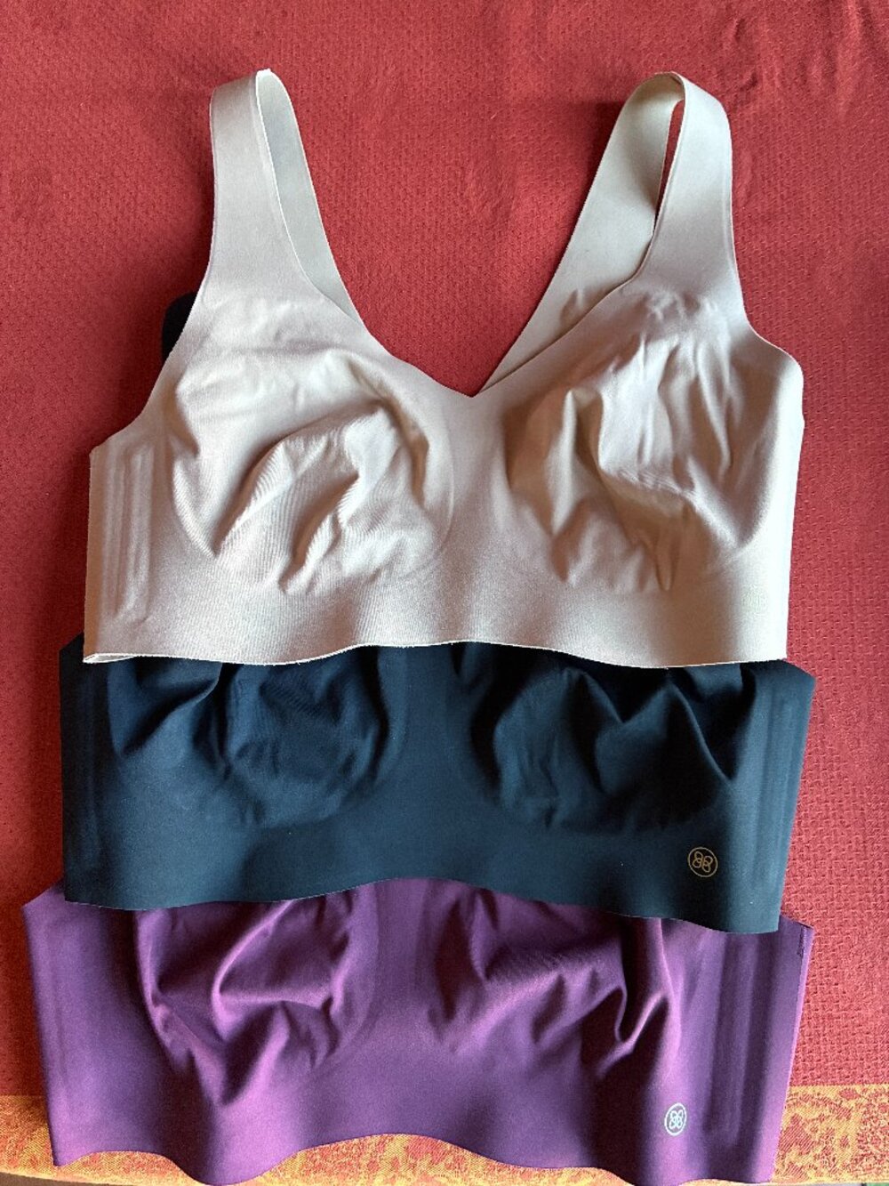 Set of 3 Honeylove SoftForm bras, size Medium